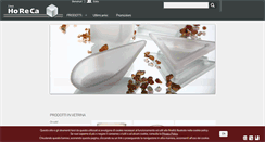 Desktop Screenshot of lineahoreca.com